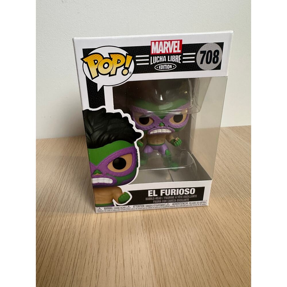 Marvel Lucha Libre El Furioso Pop! Vinyl Figure #708 Funko